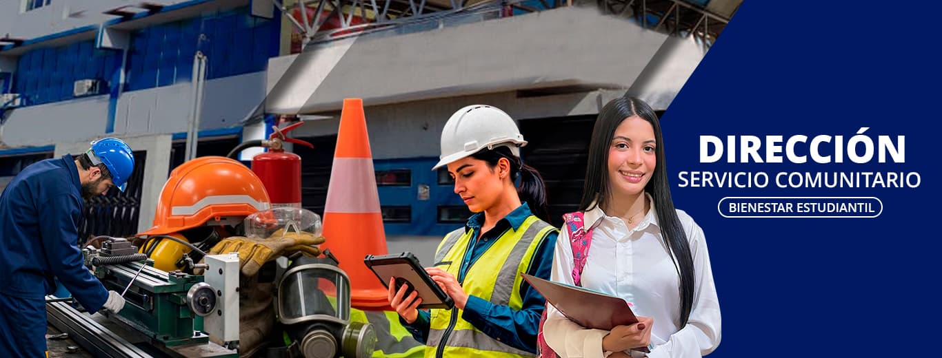 Banner de la Dirección de Servicio Comunitario — Bienestar Estudiantil